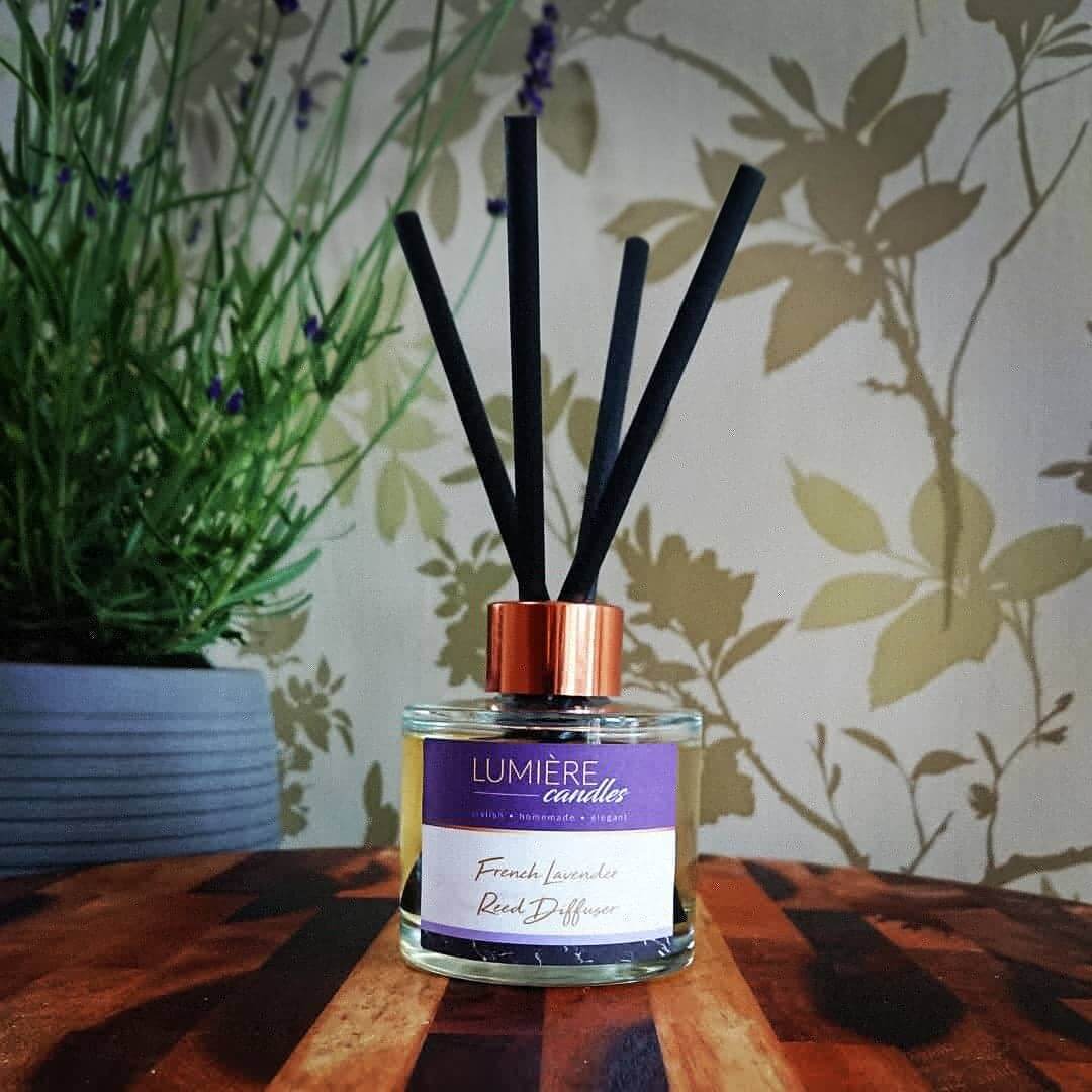 French Lavender Reed Diffuser Lumiere Candles